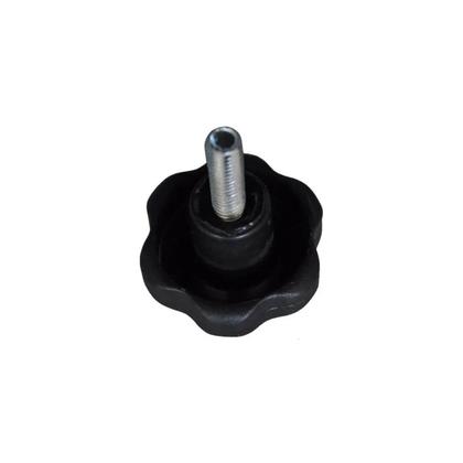 Imagem de Manipulo Termoplástico Macho Preto Com Parafuso 5/16 Polegadas