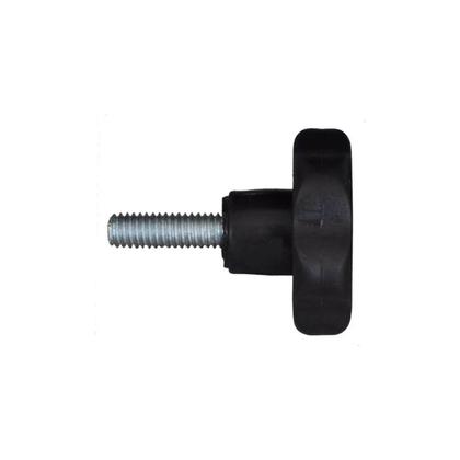 Imagem de Manipulo Termoplástico Macho Preto Com Parafuso 5/16 Polegadas