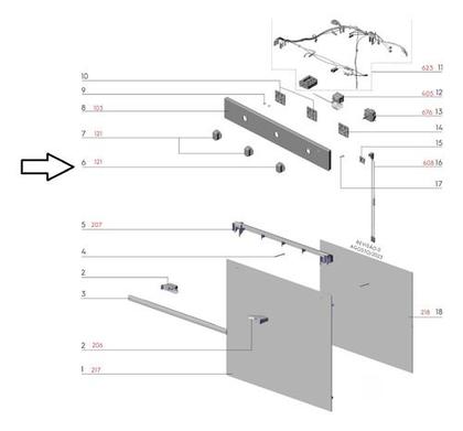 Imagem de Manipulo Timer Forno Gas/eletrico Oe8el Electrolux A18643605