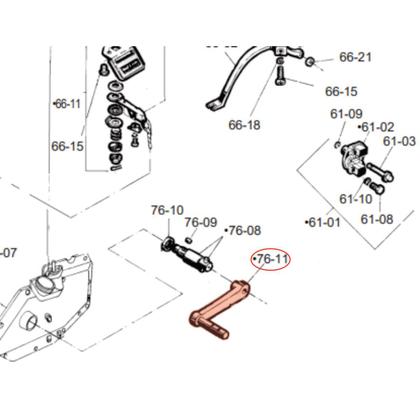 Imagem de Manivela Partida Motor Yanmar NS50 75 80 90 95 Original