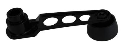 Imagem de Manivela Vidro Vw Após 71 Preta Esporte 70 A 13 Fix Parafuso