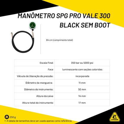 Imagem de Manômetro Cressi SPG Pro Vale 300 Black Sem Boot
