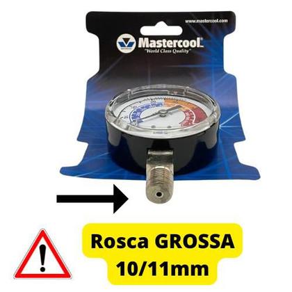 Imagem de Manometro do regulador de nitrogenio mastercool 53000 70 rosca grossa