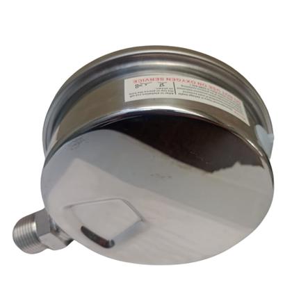 Imagem de Manômetro Reto 100mm Inox 1/2'' Glicerina - MR 100 IMP. INOX