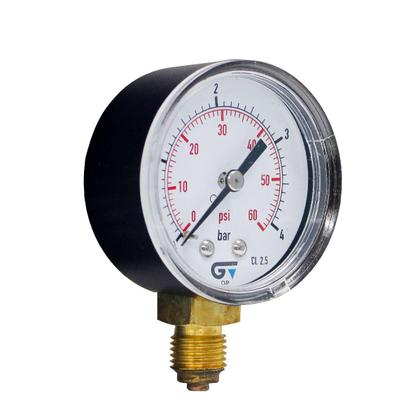 Imagem de Manômetro Seco 1/4" 60 psi DN53 Genebre