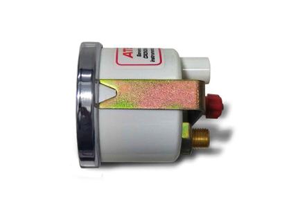Imagem de Manômetro turbo 52mm mecânico 2kg croma branco (155302cb) cronomac