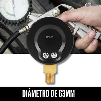 Imagem de Manômetro Universal Para Compressor De Ar 300 Psi