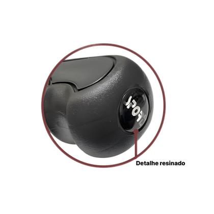 Imagem de Manopla Bola de Câmbio Universal - Preta Sport