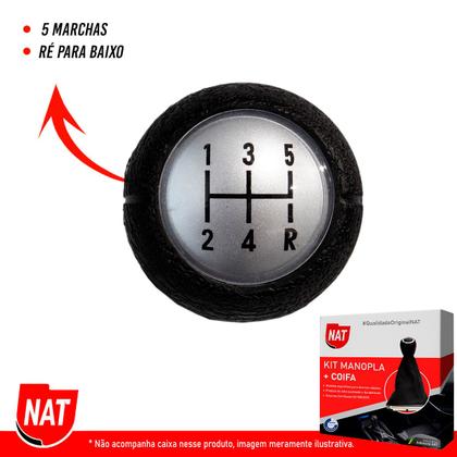 Imagem de Manopla + Coifa Vw Gol G3 1999 Até 2005