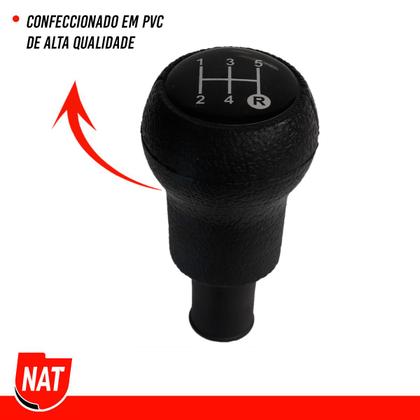 Imagem de Manopla + Coifa Vw Gol Parati E Saveiro 1987 Até 1999