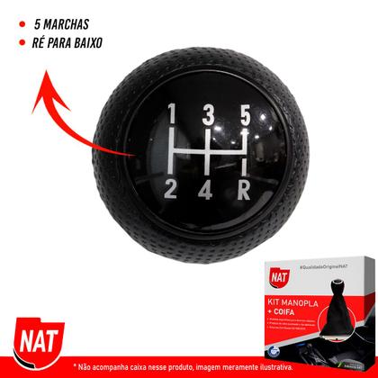 Imagem de Manopla + Coifa Vw Gol Parati E Saveiro 1987 Até 1999