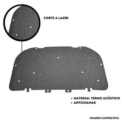 Imagem de Manta Acustica Capô Onix Plus Onix 2020 2021 2022 2023 Presilha