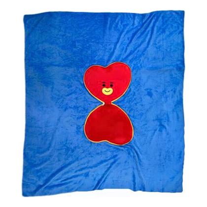 Imagem de Manta Almofada 2 em 1 Infantil Adulto Personagens BTS BT21 KPOP Travesseiro Pelúcia Decoração Presente Aniversário Dia das Crianças Menina Menino