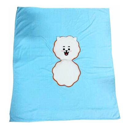 Imagem de Manta Almofada 2 em 1 Infantil Adulto Personagens BTS BT21 KPOP Travesseiro Pelúcia Decoração Presente Aniversário Dia das Crianças Menina Menino