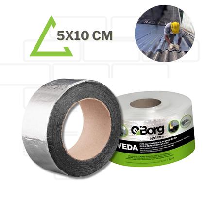 Imagem de Manta Asfáltica Adesiva Para Telhado Aluminizada 5cm X 10m