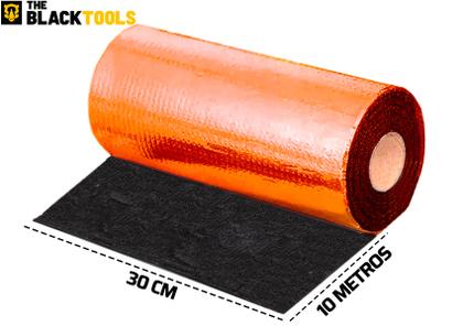 Imagem de Manta Asfáltica Terracota Telhado Auto Adesiva- 30cm X 10m