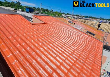 Imagem de Manta Asfáltica Terracota Telhado Auto Adesiva- 30cm X 10m