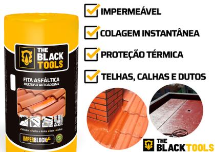 Imagem de Manta Asfáltica Terracota Telhado Auto Adesiva- 30cm X 10m