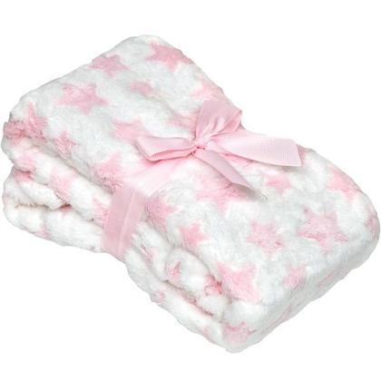 Imagem de Manta Bebe com Ursinho Soninho Rosa Buba