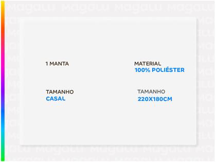 Imagem de Manta Casal Poliéster Jolitex Fleece Dyuri
