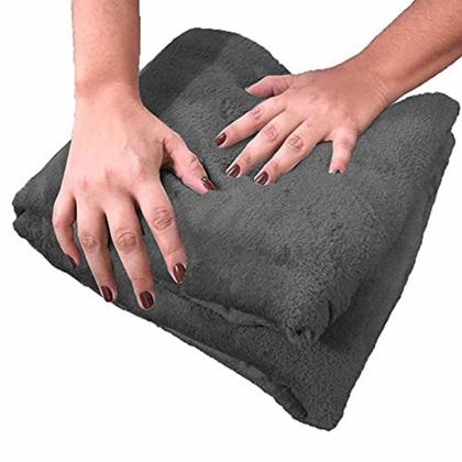 Imagem de Manta Coberta Soft Microfibra Lisa Felpudo Casal Macia