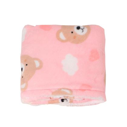 Imagem de Manta Cobertor Bebê Infantil Microfibra c/ Sherpa Antialérgico Menor Preço Mantinha Soft