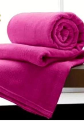 Imagem de Manta Cobertor Casal MIcrofibra Toque Macio Lisa 1.80 x 2.00