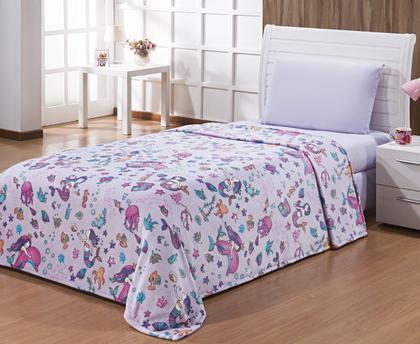 Imagem de Manta Cobertor Infantil Solteiro Menino E Menina Macio Soft