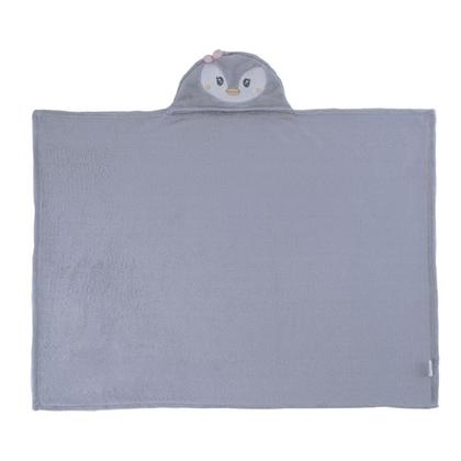 Imagem de Manta Cobertor Mantinha Bebê Com Capuz de Bichinho - Pimpolho Baby