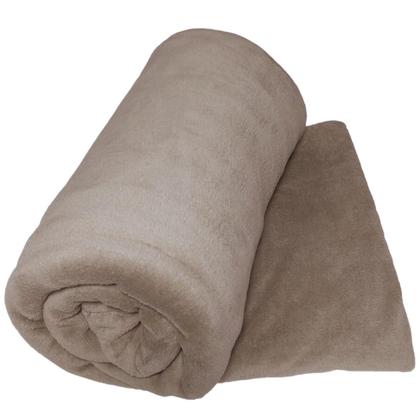 Imagem de Manta Cobertor Micro Fibra Solteiro Varias Cores 140 X 220cm