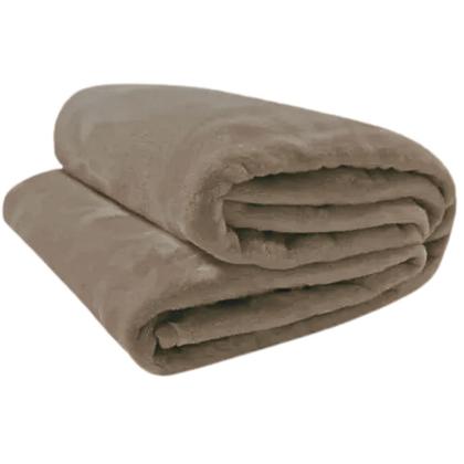 Imagem de Manta Cobertor Micro Fibra Solteiro Varias Cores 140 X 220cm