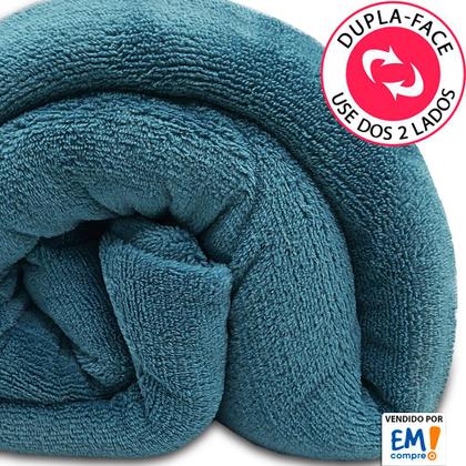 Imagem de Manta Cobertor Queen 220x240cm Microfibra Soft Macia Fleece  Camesa - Emcompre