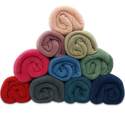 Imagem de Manta Cobertor Queen 220x240cm Microfibra Soft Macia Fleece  Camesa - Emcompre