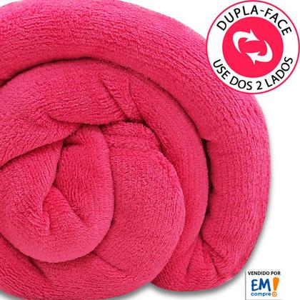 Imagem de Manta Cobertor Solteiro 150x220cm Microfibra Soft Macia Fleece  Camesa - Emcompre