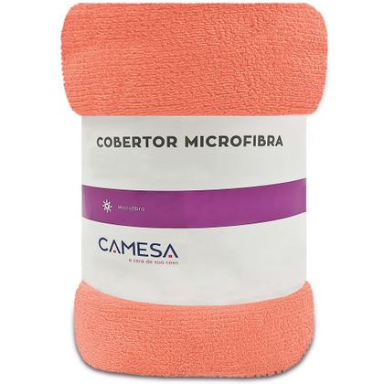 Imagem de Manta Cobertor Solteiro 150x220cm Microfibra Soft Macia Fleece  Camesa - Emcompre