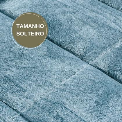 Imagem de Manta Cobertor Tamanho Solteiro Soft Tecido Macio Coberdrom