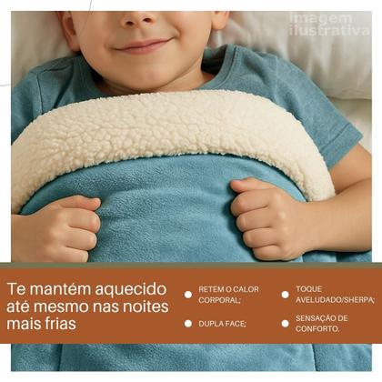 Imagem de Manta Cobertor Tamanho Solteiro Soft Tecido Macio Coberdrom