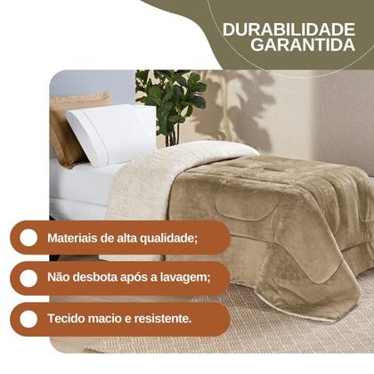 Imagem de Manta Cobertor Tamanho Solteiro Soft Tecido Macio Coberdrom