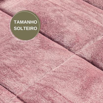 Imagem de Manta Cobertor Tamanho Solteiro Soft Tecido Macio Coberdrom