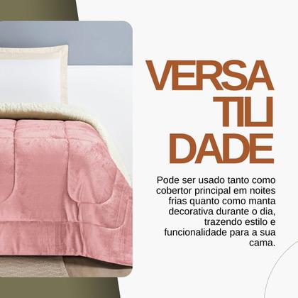 Imagem de Manta Cobertor Tamanho Solteiro Soft Tecido Macio Coberdrom