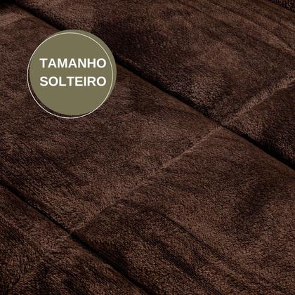 Imagem de Manta Cobertor Tamanho Solteiro Soft Tecido Macio Coberdrom