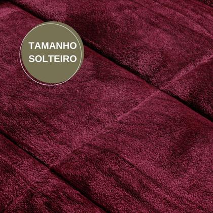 Imagem de Manta Cobertor Tamanho Solteiro Soft Tecido Macio Coberdrom