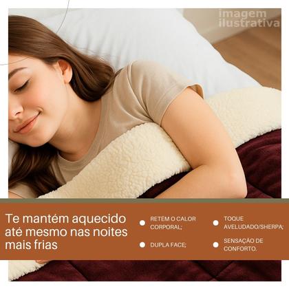 Imagem de Manta Cobertor Tamanho Solteiro Soft Tecido Macio Coberdrom