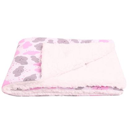 Imagem de Manta com Sherpa Dupla Face para Bebê Nuvem 01 Peça