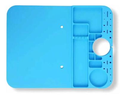 Imagem de Manta De Silicone Azul Para Base De Microscópio Rl-004m