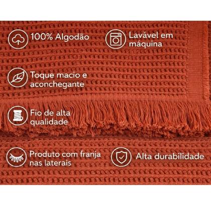Imagem de Manta Decorativa Piquet Comfort 220x250cm Cavhome Cor:Grafite