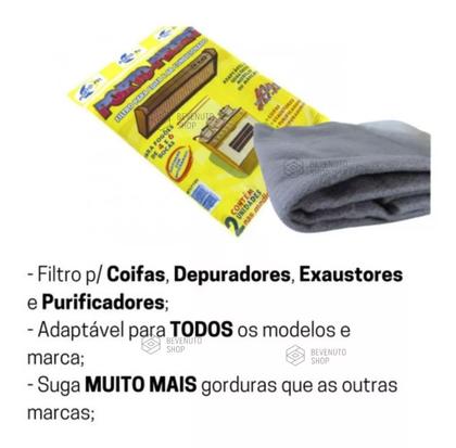 Imagem de Manta Filtrante Depurador De Ar Suggar Colomarq Brastemp