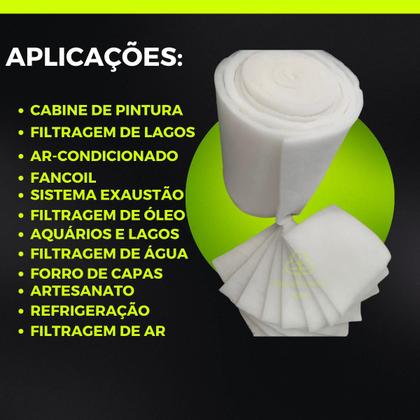 Imagem de Manta Filtrante G4 G3  P/cabines  E Ar Condicionado (5x1m)