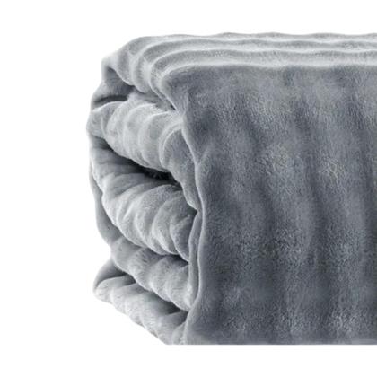 Imagem de Manta Grossa Chamonix 300gm 180x220cm Casal Size Coberta Grande Toque de Seda Macia Corttex