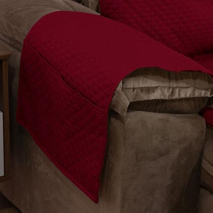 Imagem de MANTA IMPERMEÁVEL PARA SOFÁ RETRÁTIL E RECLINÁVEL DOIS LUGARES DE 1,20m COM PORTA COPOS